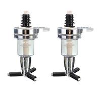 NONDK 2Pcs 45Ml / 1.0Oz Bar Butler Dispensador de Boquilla de Repuesto Montado en la Pared para Portador de Botella Giratorio de Licor