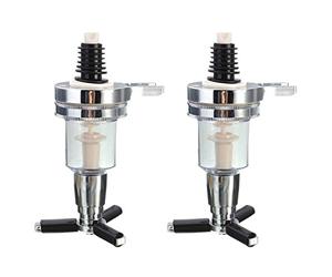 NONDK 2Pcs 45Ml / 1.0Oz Bar Butler Dispensador de Boquilla de Repuesto Montado en la Pared para Portador de Botella Giratorio de Licor