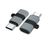 NONDK 2PCS Adaptadores USB C Hembra A iOS Macho, Adaptadores Tipo C A MicroUSB para Teléfono Tipo C Macho.