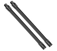 NONDK 2PCS Extensión de Eje Flexible 1/2, Extensor de Par de Llaves de Carraca, Barra de Extensión Flexible para Reparación de Automóviles, 9.8in