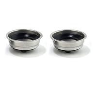 NONDK 2X Accesorios de Máquina de Café con Colador de Cesta de Filtro de Café de Acero Inoxidable Desmontable Amigable para Oficina en Casa (única)