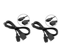 NONDK 2X Cable de Extensión de 9 para 2/3 Megadrive 2 Controlador