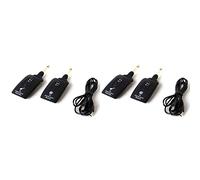 NONDK 2X de Guitarra Inalámbrico de 2,4 GHz, Transmisor Y Receptor de Guitarra Digital Recargable A9 para Guitarra Eléctrica, Violín Bajo