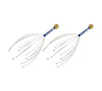 NONDK 2X Masaje de Cabeza Masajista de Cabeza de Araña para Terapia de Relajación Y Alivio Del Estrés