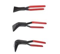 NONDK 3 Piezas de Herramientas de Doblado de de Mano con Mandíbula Recta de 45° y 90° para Doblar y Aplanar Metálica