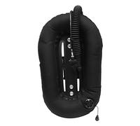NONDK 30Lbs Buceo Snorkel Donut Wing Tanque úNico Compensador de Flotabilidad Equipo de Buzo Profesional, Negro