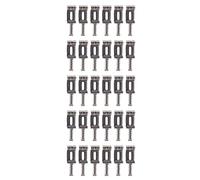 NONDK 30X Sillines de Puente de Guitarra Roller Tremolo para Accesorios de Guitarra Eléctrica Plata