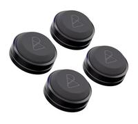 NONDK 4 Almohadillas Antivibración para Altavoces, Subwoofers y Amplificadores. Patas de Aislamiento Hi-Fi Que Mejoran la Calidad del Sonido. Color Negro.