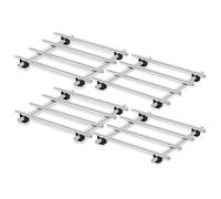 NONDK 4 Salvamanteles de Acero Inoxidable para Ollas y Sartenes, Salvamanteles para Ollas, Rejillas Enfriamiento para Almohadillas Calientes, Soporte para Sartenes para Cocinar y Hornear