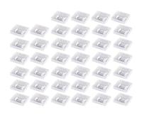 NONDK 40 Piezas de Cajas Protectoras para Unidades USB, Transparentes y Claras, Estuches de Almacenamiento A Prueba de Polvo para Empaquetar Unidades de Memoria.