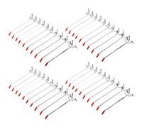 NONDK 40 Piezas para Tablero de Clavijas de 150 Mm, Tablero de Listones de Pared, ExhibicióN Al por Menor, Clavija de Tienda para 25 Mm