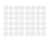 NONDK 48 Pcs Discos de Filtro Adhesivos Monotub de 2.5" 3MM de Grosor Discos de Filtro Monotub Filtros Monotub para Suministros de Cultivo de Hongos
