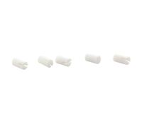 NONDK 5 Piezas de Cejuela de Hueso Real para Banjo, Guía de Quinta Cuerda para Mástil de Banjo, Accesorio de Repuesto de 5 X 3 Mm.
