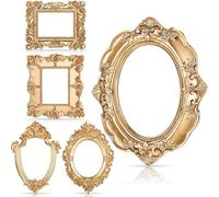 NONDK 5 Piezas de de Fotos de Resina Vintage de Fotos para Colgar en la Pared de ExhibicióN de JoyeríA de Mesa DecoracióN de Hotel de Fiesta de Vacaciones