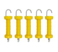 NONDK 5 Piezas de Manijas de Puerta de Cerca Eléctrica de Alta Calidad, Manijas de Resorte Aisladas, Manija de Puerta de Plástico, Accesorios de Cerca de