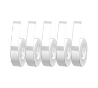 NONDK 5 Rollos de Papel para Etiquetas Portátiles, Pegatinas Autoadhesivas para Impresoras Térmicas, Pegatinas Multiusos para Etiquetas