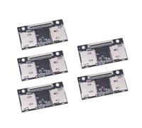 NONDK 5 Unidades de Adaptadores de Tarjeta TF Dual A CE/ZIF/SSD con Conexión Antiinterferencias para PC, NAS, Grabadora CCTV, Cámara de Salpicadero