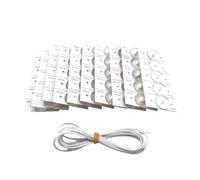 NONDK 50/100 Perlas de Lámpara LED de 3 V con Filtro de Lente Óptica para Reparación de Retroiluminación de TV de 32-65 Pulgadas. Tiras de Retroiluminación de TV de Alta Calidad B