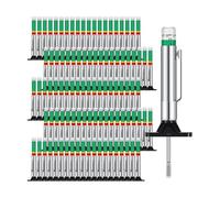 NONDK 50 Piezas de Medidor de Profundidad de Banda de Rodadura de Neumáticos con Código de Color, Herramienta de Medición Precisa de la Banda de Rodadura de Neumáticos, Color Verde