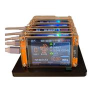 NONDK 5X 1030KH/S +5 Slots Soporte Mejorado de Tasa de Hash Minero de Bitcoin Crypto Solo Pantalla Inteligente de 2.8 Pulgadas para el Hogar BTC