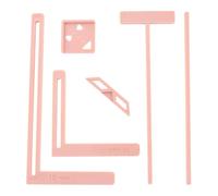NONDK 6 Herramientas Fáciles de Encuadernación para Scrapbooking para Principiantes. Incluye Plantillas y Guía de Corte para Convertirlas en Cuadernos de Color Rosa.