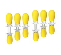 NONDK 6 Pares de Soportes para Mazorcas de Maíz de Acero Inoxidable. Brochetas para Cocinar en Casa, Barbacoas, Fiestas y Camping.