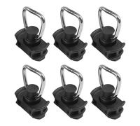 NONDK 6 Piezas de Accesorios de Bloqueo de Riel de Aerolínea, Accesorios de Riel en L para de Suspensión de RV, RV, Camión, Remolque