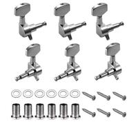 NONDK 6 Piezas de Clavijas de Afinación para Guitarra Eléctrica o Acústica (3 Izquierdas + 3 Derechas)