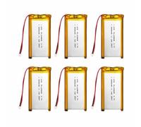 NONDK 6 Unidades para Heltec V4 Batería Lipo de 3,7 V 3000 MAh PL103665 Batería de Litio para Placa T114 V2 Lora 32 V3 Baterías de Polímero de Litio