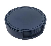 NONDK 6PCS Posavasos de de Color Sólido Circular Impermeables para, Manteles Individuales para Té y Café, Posavasos para Barra de Hogar, Decoración para el Hogar, Color