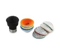 NONDK 8 Muelas Abrasivas Multiusos de 2 Pulgadas para Mármol, Almohadillas para Pulir, Acabado de Piedra, M10