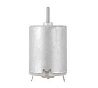 NONDK 8000RPM 9V 68mA Mini DC Motor de cilindrico magnetico de alto par Plata