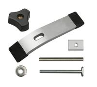 NONDK Abrazadera de Sujeción para Riel en T con Pernos en T, Abrazaderas de Carpintería de Aleación de Aluminio Silder para Enrutadores, Taladros de Columna, Sierras de Mesa