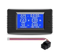 NONDK AC 110V 100A Pantalla LCD Apertura CT Voltímetro Digital Amperímetro Probador de Corriente de Voltaje Potencia Energía Frecuencia Medidor de Wh