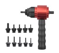 NONDK Accesorio de ConversióN Herramienta para Tuercas Remache EléCtrico Manual Desmontable, Juego de Herramientas para Tuercas de Remache Manual, MáQuina Remachadora NeumáTica EléCtrica