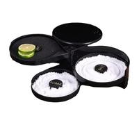 NONDK Accesorios para Vino de Bar, Caja Giratoria de 3 Niveles para Condimentos de Cócteles, Caja para Mezclar Sal y Azúcar, Caja de Herramientas para Mezclador de Barman.