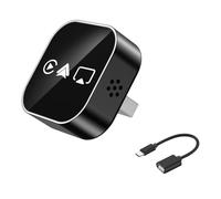 NONDK Adaptador 4 en 1 Carplay Android Auto/Airplay/Miracast/Mirror Link AI Box USB Plug And Play Conexión Automática A