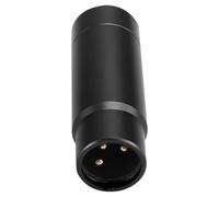 NONDK Adaptador de Alimentación Fantasma para de Micrófono, Mezclador de Audio para Micrófono de Condensador, Adaptador de Micrófono XLR de 48 V, 3,5 mm, Color Negro