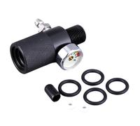 NONDK Adaptador de Cilindro de Aire para Comprobador de Presión, Adaptador de Válvula Extendida para Tanque con Rosca M18x1.5