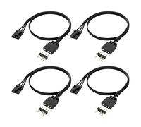 NONDK Adaptador de Conector ARGB de A 3 Pines, Cable Convertidor para Dispositivo de Ventilador ARGB Estándar de 5V y 3 Pines.