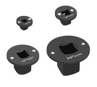 NONDK Adaptador de Enchufe de de Perfil Bajo 4 Piezas Adaptador de Enchufe de de Perfil Bajo para 3/4" A 1", 1/2" A 3/4", 1/2" A 3/8" Juego de 4 Piezas de Adaptadores de Trinquete.