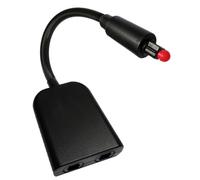 NONDK Adaptador de Fibra Óptica de Audio, Convertidor de Fibra Óptica de 6 Núcleos, Cable de Salida 2 en 1
