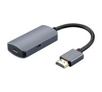 NONDK Adaptador de Monitor Hembra Compatible con para A USB-C Convertidor de Entrada USB Tipo C 3.1 A Salida Compatible con para Adaptador 4K A 60 Hz