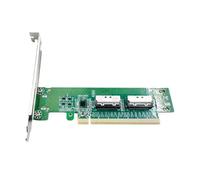 NONDK Adaptador de Placa Base PE5160-4IL PCIe5.0 X16 A Placa Adaptadora MCIO 8I Requiere Tarjeta Dividida Compatible con Placa Base