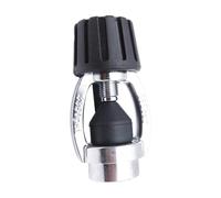 NONDK Adaptador de Regulador de Buceo DIN A Yugo con Tapas Antipolvo, Adaptador de Primera Etapa de Buceo, Pieza Adaptadora D2Y.