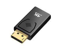 NONDK Adaptador de Vídeo Compatible con 4K DP una Displayport Macho una Convertidor de Monitor de TV de Computadora Compatible con para PC TV