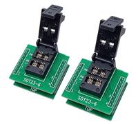 NONDK Adaptador de Zócalo de Prueba de Chip Adaptador C Programmer 2 Piezas para SOT23-6L para SOT23 A DIP6 Asiento de Quema Fácil Instalación