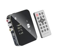 NONDK Adaptador Inalámbrico con Receptor y Transmisor de Audio Bluetooth 5.4 para Altavoces de TV de Coche con Conector AUX Óptico/Coaxial de 3,5 mm y NFC.