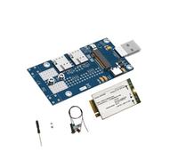 NONDK Adaptador M.2 A USB 3.0 + Módulo EM7455 4G con Ranura para Tarjeta SIM Dual Nano Compatible con Módulo 3G/4G/5G/LTE, Tarjeta M2 NGFF Key B