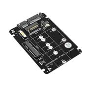NONDK Adaptador M.2 NGFF MSATA SSD A SATA 3.0 de 2,5 Pulgadas, Tarjeta Elevadora Convertidora M2 SATA SSD MSATA para PC Portátil, Tarjetas Adicionales